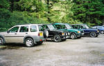 Typical Welsh parking lot. This one at Mt Snowdon Gear driven Railway.