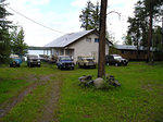 Preparing to depart Deb's cottage, Green Lake.
