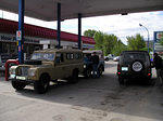 Dave and Shawn competing for best mileage. Both used alot of gas, but Shawn won by a hair.