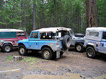 Dead Man Falls lead-in road. A bit of mud to park in.