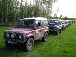 Taking a break in another meadow while looking for the Bonaparte River crossing.