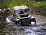 Dave T. and Jim watched where Dave B. got stuck and follow a safe route through.