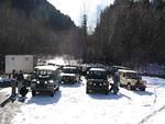 Everyone airing down for the snow.