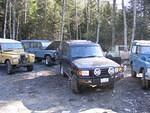 Drivers and Rovers take a break at lunch.