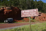 In the red earth of the Big Horn Mountains