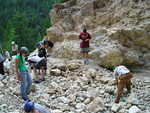 Everyone looking for crystals.