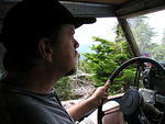 Dave concentrating on keeping up with Bill Lang.