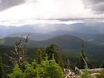 Pretty stormy weather all around us, but we didn't get any.