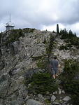 The 45 minute walk to the summit.