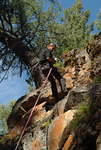 Absailing Quilchena Falls/will be a special task for competitors
