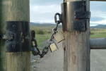 locked gates...lots of locked gates...we had keys & combo's