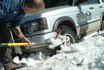 Really nice weather for digging snow