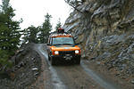 Scouting a wet Hi-Bar road