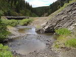 Sneaky trail off bridge