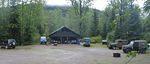 Group camp site. Wells, BC