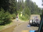 Preparing to embark on the Two Sisters lookout tower road.