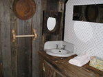 We paid $15 per person for our own rooms with shared bathroom facilities -- and it was warm and dry.