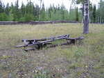 Old horse sledge.
