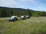 Up behind Gang Ranch.