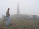 James in the fog.