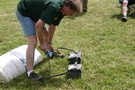 Dave sets up welding demo