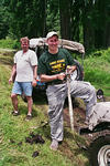 Steve takes a mud shot to the head