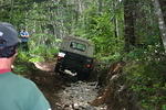 Derek half way up Chets crack