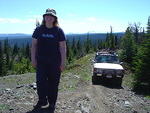 Top of Lodestone just before the infamous "cougar" sighting