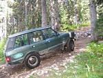 30. Andy tackles another rocky section - Whipsaw - July 2005. JPG0030