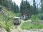 3.Snaking up the trail towards Blow Down Lake.JPG