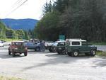 1. Seven trucks  meet at the Sasquatch Inn.JPG