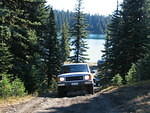 Dave & Pam heading up & out of Lodestone Lake.JPG