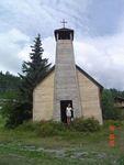 Linda checking out the Church