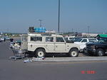 Getting ready for "Summers" first trip into the wilderness after coming out of the Land Rover "Spa"