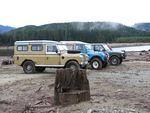 Line up on the beach