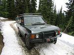 3. We run into snow a few kms from Lodestone Lake.jpg