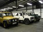 Some of the Defender line-up.