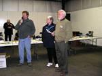 President Dave Blair introduces Mrs. Debbie McEachern & Dave Tebbutt.