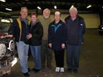 Old pals together - Phil Armstrong, Debbie Waters, Dave Tebbutt, Debbie McEachern and Bill Lang (out on a visit from Winnipeg).