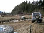Okay - enough of playing in the mud on the beach, let's go up the hill.