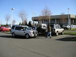 9:00 meeting at the Timmy's parking lot at Mt. Lehman Road. 13 trucks in total.