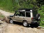 Paul navigates the ditch.