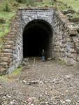 Shawn, Charlie & Willow emerging from the tunnel.