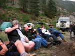 Back at camp after a great day off-roading.