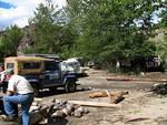 Finally - lunch! At the Little Box Canyon Rec Site on Spius Creek.