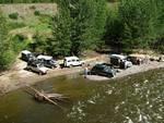 On the side of Spius Creek.