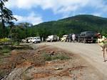 On the start of the 'No Scratch' Run on Saturday up Mt. Prevost.