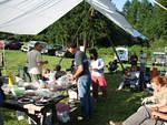 Saturday evening BBQ.