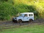 Can he do it? And... he does. Being a dairy farmer comes in handy for mud & muck.
