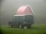Sunday morning at about 6:30. Yes, Victor is snugged up tight in his Dormobile.